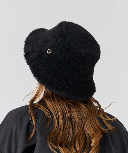 「Chapeau d' O」 帽子 M/57.5cm ブラック レディース_画像6