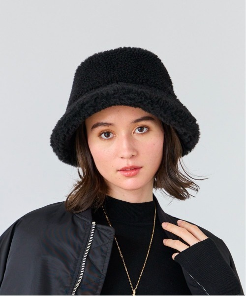 「Chapeau d' O」 帽子 M/57.5cm ブラック レディース_画像8