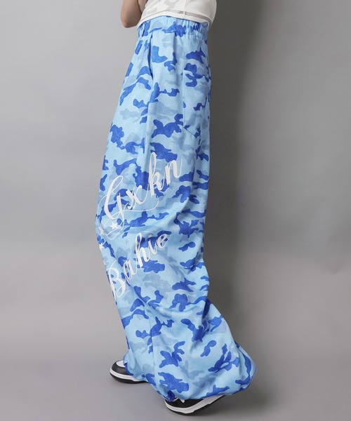 SPINNS（スピンズ） ワイドパンツ スウェットパンツ ジャージ 裏毛