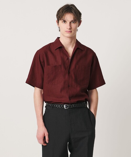 UNITED ARROWS（ユナイテッドアローズ） シャツ 半袖 リネンキャン