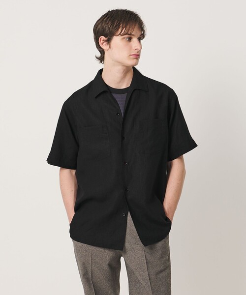 UNITED ARROWS（ユナイテッドアローズ） シャツ 半袖 リネンキャン