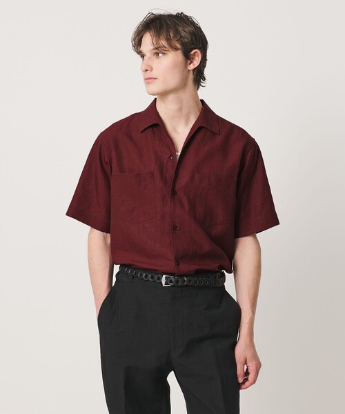 UNITED ARROWS（ユナイテッドアローズ） シャツ 半袖 リネンキャン