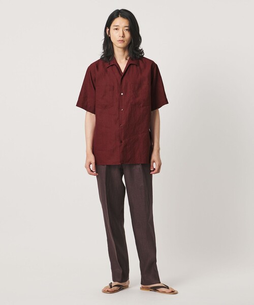 UNITED ARROWS（ユナイテッドアローズ） シャツ 半袖 リネンキャン
