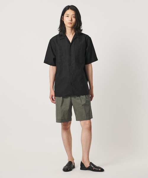 UNITED ARROWS（ユナイテッドアローズ） シャツ 半袖 リネンキャン