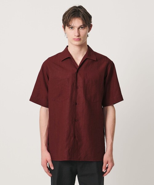 UNITED ARROWS（ユナイテッドアローズ） シャツ 半袖 リネンキャン