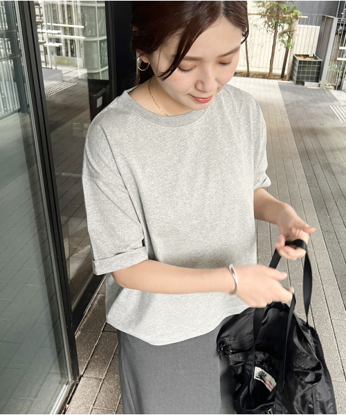 tシャツ 半袖 「追加」汗ジミ防止天竺ビッグT レディース | JOURNAL STANDARD | 21