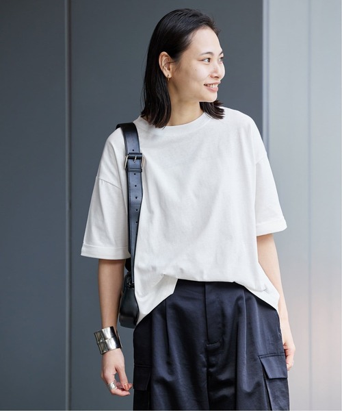 tシャツ 半袖 「追加」汗ジミ防止天竺ビッグT レディース | JOURNAL STANDARD | 17