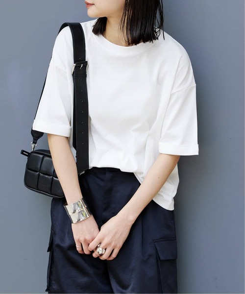 tシャツ 半袖 「追加」汗ジミ防止天竺ビッグT レディース | JOURNAL STANDARD | 16