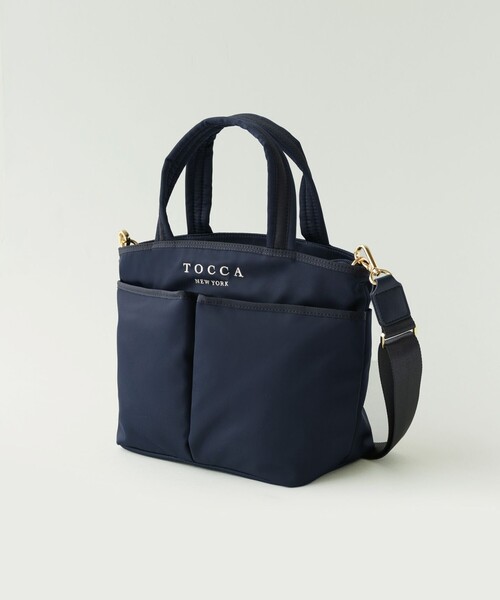 【美品】TOCCA ２WAYバッグ トート＆バックパック　トッカ　ネイビー TOCCA（トッカ） 2WAYバッグ F ブラック レディース : ZOZOTOWN Yahoo