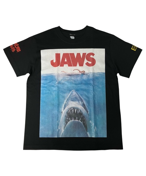 tシャツ ジョーズ（ホホジロザメフルカラーブラック） メンズ