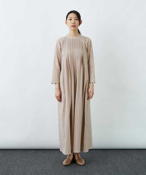 「LOISIR」 7分袖ワンピース - ピンク レディース_画像7