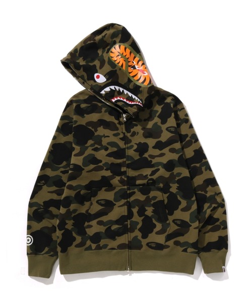 A BATHING APE（アベイシングエイプ） パーカー 1ST CAMO SHARK FULL
