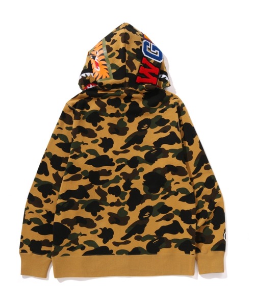 A BATHING APE BAPE カモ　ジップパーカー XLエイプ A BATHING APE（アベイシングエイプ） パーカー 1ST CAMO SHARK FULL