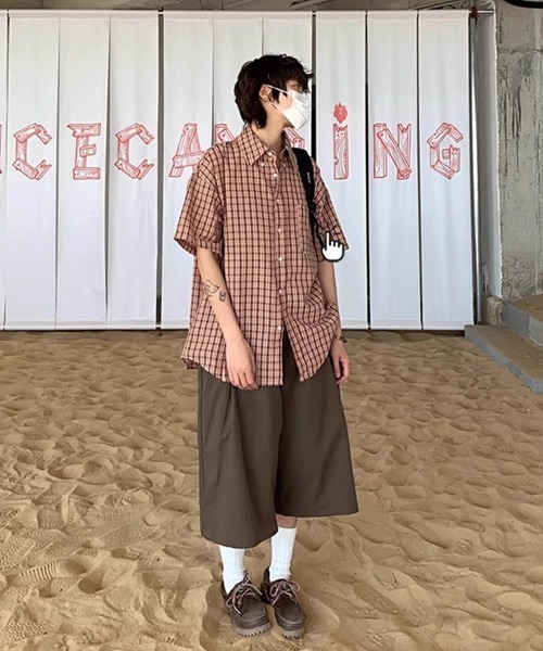 「Ressaca」 ハーフパンツ L ブラウン メンズ_画像3