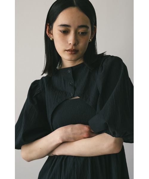 「STYLEMIXER」 コンビワンピース SMALL ブラック レディース_画像8