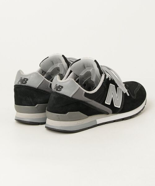 「New Balance」 ローカットスニーカー 24.5cm ブラック メンズ_画像2