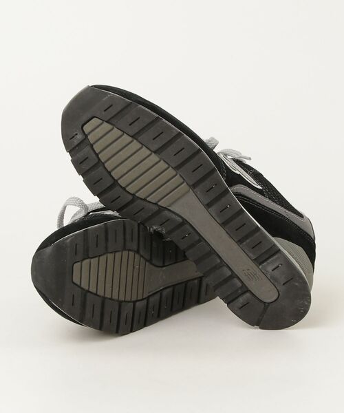「New Balance」 ローカットスニーカー 24.5cm ブラック メンズ_画像3