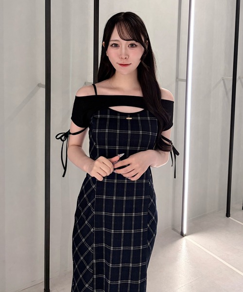 NOMAE（ノーマエ） ワンピース レイヤードバックリボンロング