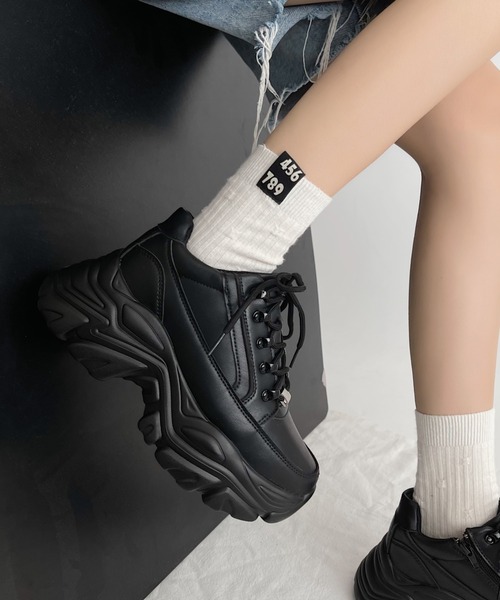 「Shoes in Closet」 ローカットスニーカー S ブラック レディース_画像4