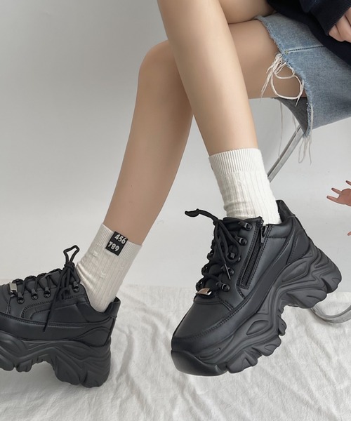 「Shoes in Closet」 ローカットスニーカー S ブラック レディース_画像5