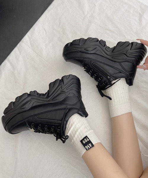 「Shoes in Closet」 ローカットスニーカー S ブラック レディース_画像6