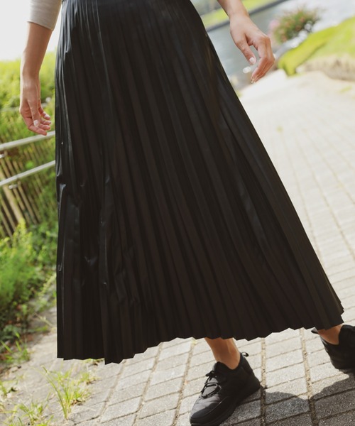 スカート フェイクレザープリーツスカート Zozotown Paypayモール店 通販 Paypayモール