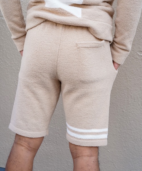 ショートパンツ フェザー ピンク ホワイト ベージュ Foo Tokyo 公式ストア | シルクショートパンツ ピンクベージュ