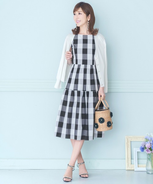 ポイント10倍 ワンピース ワンピース ギンガムチェック ティアードデザイン Prima Scherrer Zozotown Paypayモール店 通販 Paypayモール 爆安プライス Www Ladislexia Net