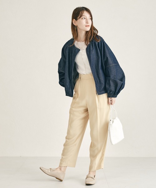 acro tシャツ 5分袖カラーシアーメッシュトップス/AC1429 レディース