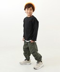 tシャツ 無地 ポケット付き クルーネック 長...の詳細画像2