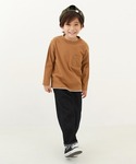 tシャツ 無地 ポケット付き クルーネック 長...の詳細画像4