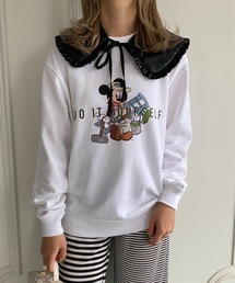 トレーナー スウェット Disney/MICKEYMOUSE/DIY/スウェット/ディズニー/ミッキーマウス/キャラクター レディース キャラチョイ トレーナー スウェット Disney/MICKEYMOUSE/DIY