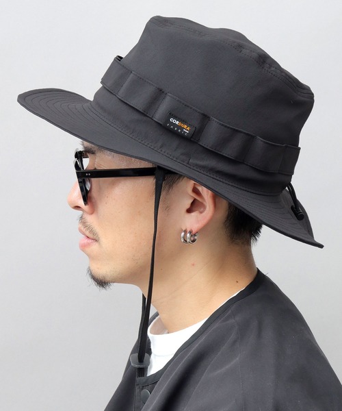 Mr.COVER 帽子 ハット CORDURA ストレッチナイロン ロングブリム つば