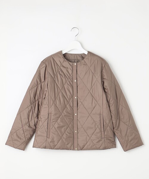 J.PRESS（J.プレス） ノーカラーコート コート 「洗える」高密度タフタ