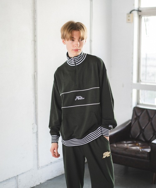 FILAスウェットプルオーバー FILA（フィラ） トレーナー スウェット 「FILA」ラインリブデザイン
