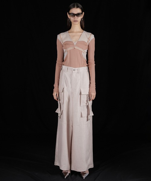 PRANK PROJECT（プランクプロジェクト） パンツ クラッシュサテン