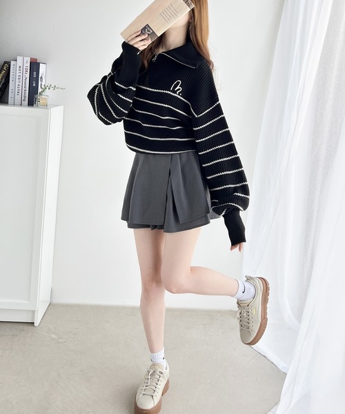 mily bilet ニット セーター 「mily bilet」キュンと大人可愛い