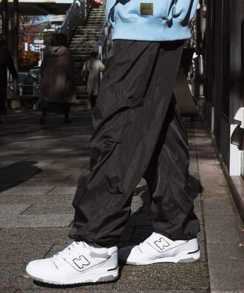 Subciety パンツ TUCK NYLON PANTS メンズ レディース