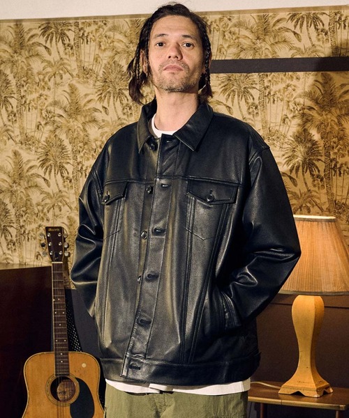 ADAMPATEK ゴートレザージャケット