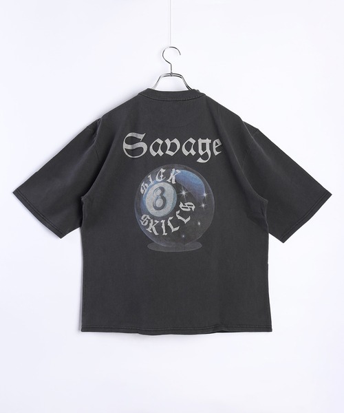 【ピグメント加工】クルーネック半袖Ｔシャツ Schott N.Y.C ショット ピグメント加工 クルーネック 半袖T