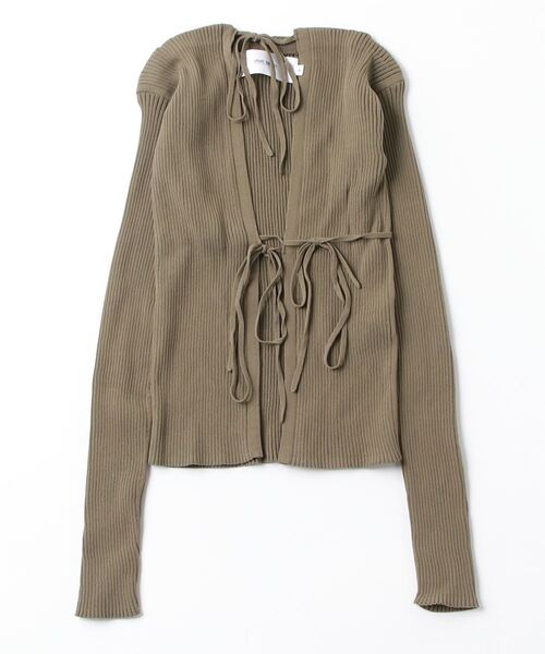 tシャツ JANE SMITH:RIB KNIT CACHECOEUR レディース