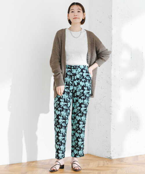 ロッサ、花柄プリント グラデーションパンツ お値下げ致しました ロッサ、花柄プリント グラデーションパンツ