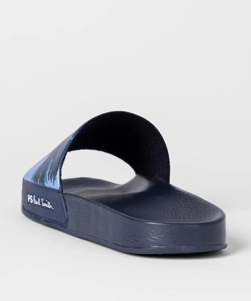 【Paul Smith】\"Sun ray\" シャワーサンダル ロゴ ネイビー Paul Smith｜