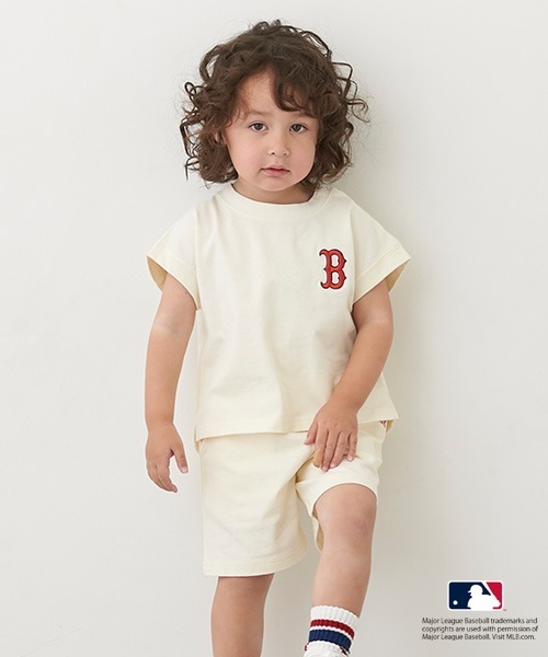 プティマイン　ドジャース　セットアップ　70センチ　新品未開封 MLB】カットソーセットアップ(70cm 紺): ベビー - ナルミヤ