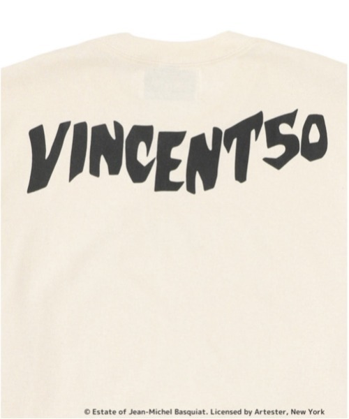 tシャツ VINCENT50 Basquiat Front Box Print Long Tee / バンソンサンカント バスキア フロントボックス Port tシャツ VINCENT50 Basquiat Front Box Print Long Tee