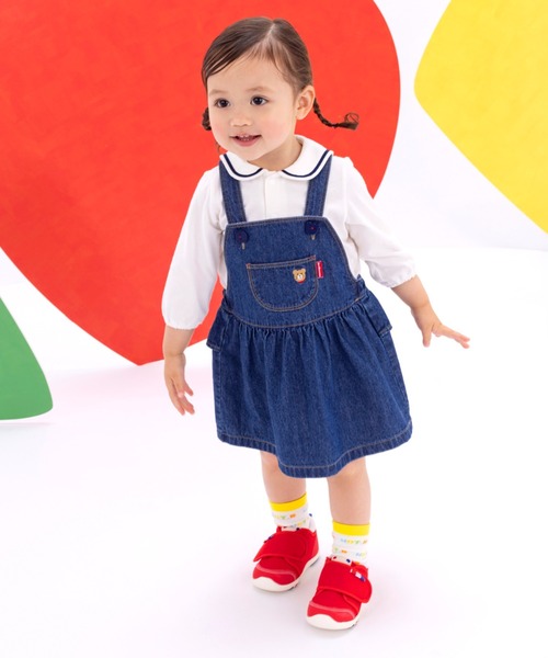 Twin collective海外子供服デニムジャンパースカートワンピース Twin collective海外子供服デニムジャンパースカートワンピース