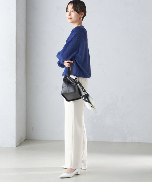 SHIPS（シップス） ニット セーター 「手洗い可能」モヘヤ パイル V