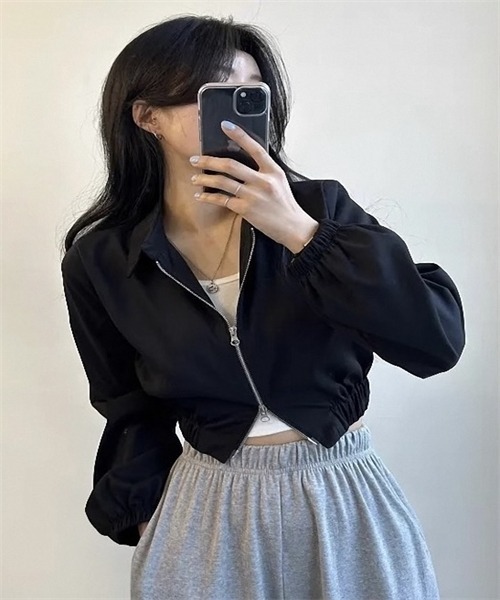 FREE STYLISTS ブルゾン アウター ダブルジップアップブルゾン