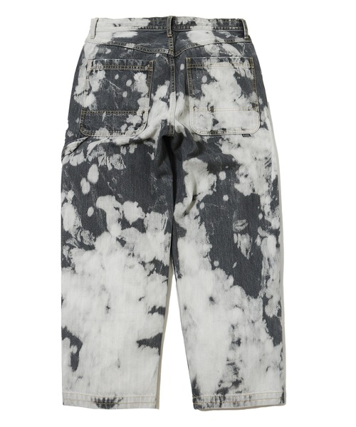 ジーンズ BLEACHED DENIM DOUBLE KNEE/ ブリーチド デニム ダブルニー メンズ レディース
