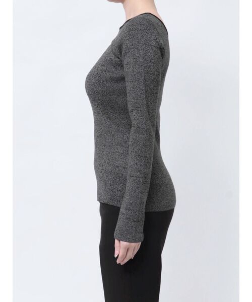 LAGUNAMOON【WEB限定】2WAYカットアウトニット ベージュ ラグナムーン LAGUNAMOON 【WEB限定】2WAYカットアウトニット